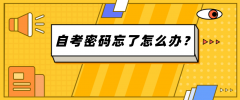 河南自考登陆时密码忘了怎么办？